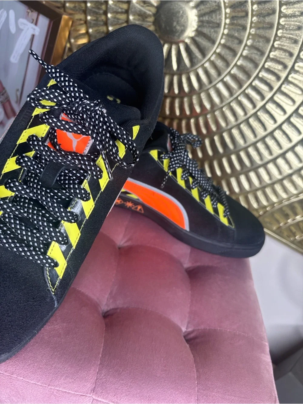 Men Puma Black Hazard Sneakers ☣️☢️⚠️